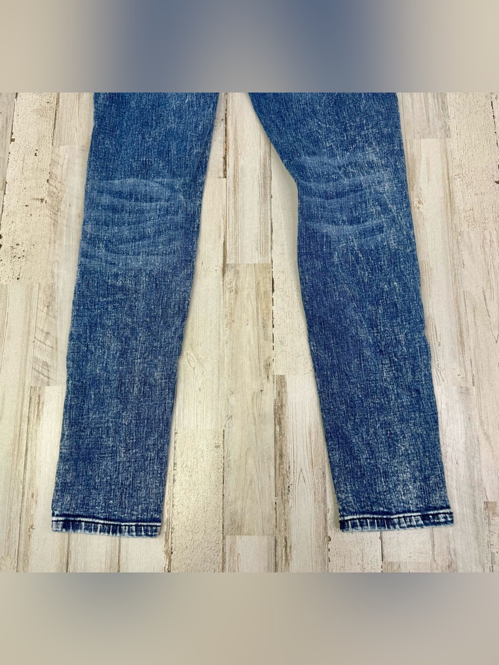 Vervet Blue Skinny Jeans 27 (28x27) High Rise distressed - Picture 12 of 12